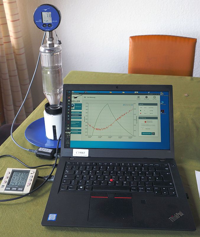 Testflasche Leo Record