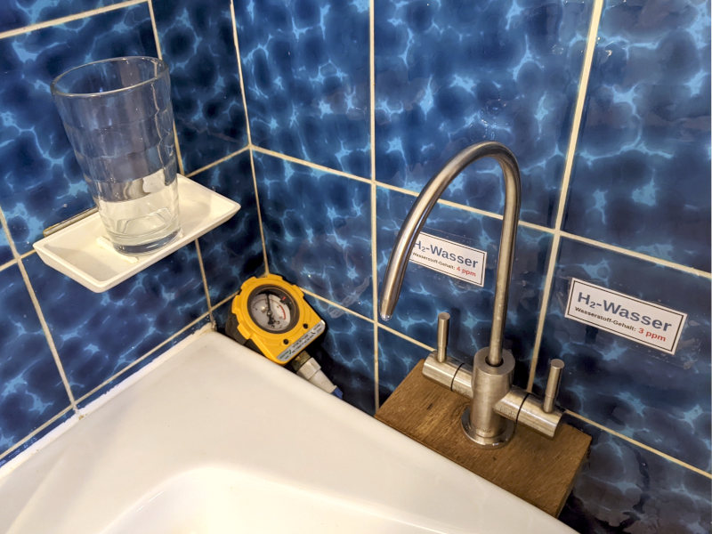 h2 gerät glasweise Zapfhahn